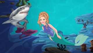 Mermaid vs Shark Dash - Screenshot 1