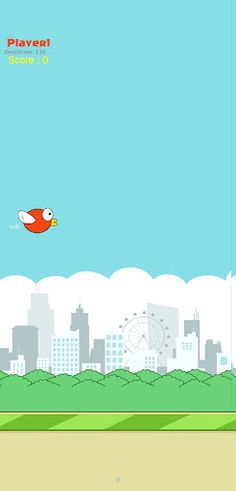 flappy racing bird - Screenshot 2