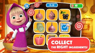 Masha and the Bear: Food Games - Screenshot 2