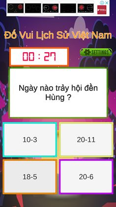 Đố Vui Lịch Sử Việt Nam - Screenshot 1