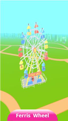 Amusement Park 3D : America - Screenshot 3