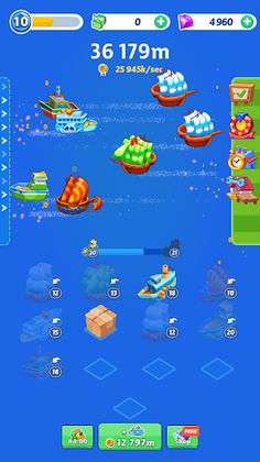 Merge Ship : Idle Tycoon - Screenshot 1