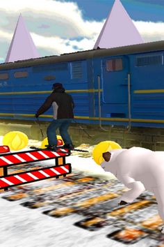 Subway Skating Surfers 3D - Screenshot 4