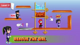 Pin pull girl puzzle game - Screenshot 3