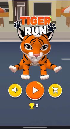 City Tiger Run- 3D Game spid - Screenshot 2