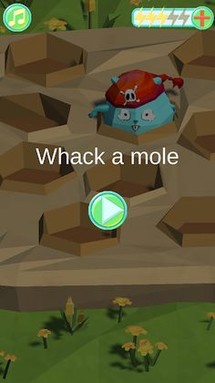 3D whack a mole - Screenshot 1