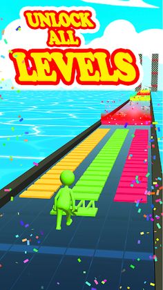 Super Color Bricks - Runner 3D - Screenshot 1