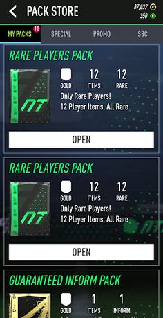 Nicotom 24 Draft + Pack Opener - Screenshot 3