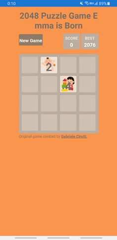 2048 Puzzle Game Emma is Born - Screenshot 4