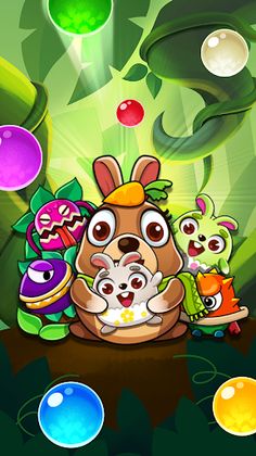Bunny pop bubble pet puzzle - Screenshot 1