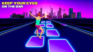 Jump Girl: Tiles and Ball - Screenshot 1