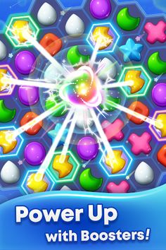 Star Chasers : Hexa Match 3 Ga - Screenshot 1