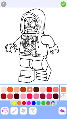 Miles Morales Coloring Game - Screenshot 3