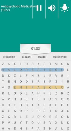 MEDICATION WORD SEARCH - Screenshot 1
