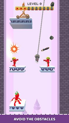 Rope Race 3D - Ninja Assassin - Screenshot 3