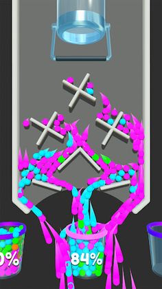 Rain Balls Color - Screenshot 1