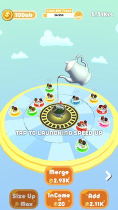 Merge Teacups Tycoon - Screenshot 1
