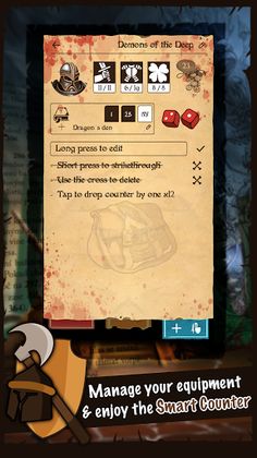 Adventure Sheet for Gamebook - Screenshot 3