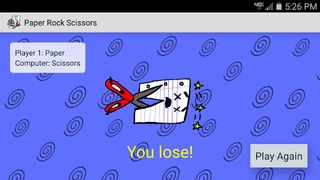 Paper Rock Scissors - Screenshot 1