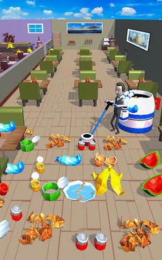 CleanRestaurant Cleaning Game - Screenshot 1