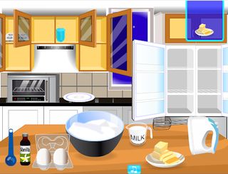 Winter cake cooking games - Screenshot 3