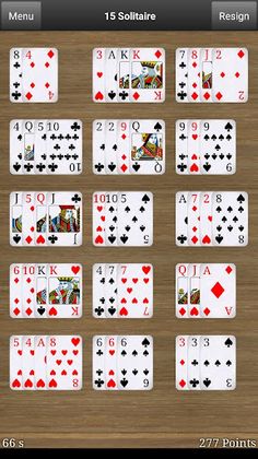 15 Solitaire - Screenshot 2