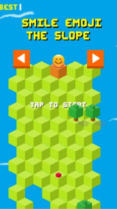 SMILE EMOJI THE SLOPE - Screenshot 1