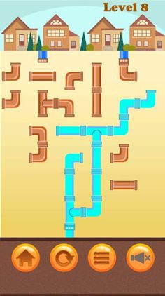 Connect Pipes Puzzle Game - Screenshot 4