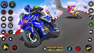 Police bike Stunt Bike Racing - Screenshot 3