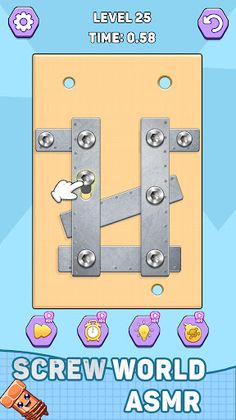 screw puzzle pin: nuts & bolts - Screenshot 2