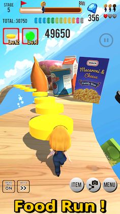 Food Run Game: simple run game - Screenshot 3