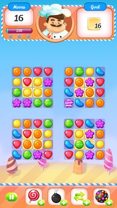 Gusto Yummy Chef - Match 3 Fru - Screenshot 3