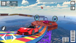 Mega Ramp Stunt Car Driver 3D - Screenshot 1