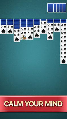 Spider Solitaire Calm - Screenshot 2