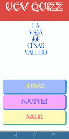 UCV Quiz: Cesar Vallejo - Screenshot 1