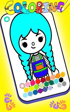 Toca Boca Mod Coloring Book - Screenshot 2