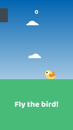 Fly the bird! - Screenshot 1
