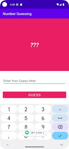 Number Guessing - Screenshot 3