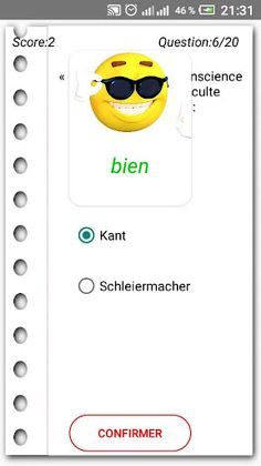 Quiz Citations Philo - Screenshot 2
