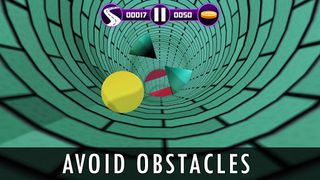 VR Color Tunnel Racing 3D - Screenshot 1