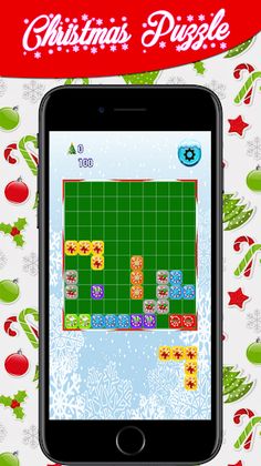 Christmas Blocks Match Puzzle  - Screenshot 1