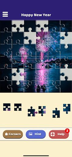 Happy New Year Puzzle - Screenshot 4