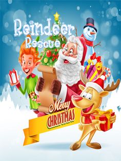 Reindeer Rescue - Bubble Shoot - Screenshot 1