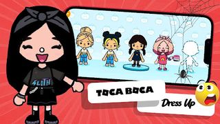 Tocaboca Wednesday Dress Up - Screenshot 1