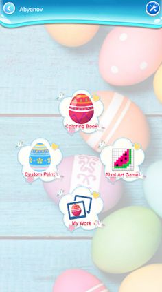 easter egg coloring book - Screenshot 2