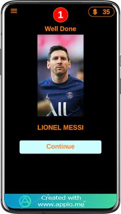 Guess The Soccer Player - Screenshot 1