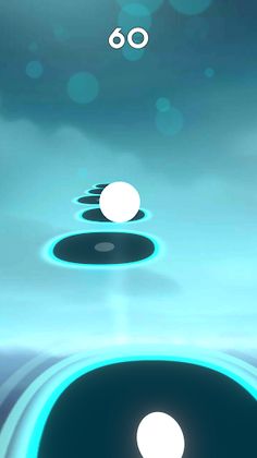 Windy Ball Jump on Cloudy Sky - Screenshot 1