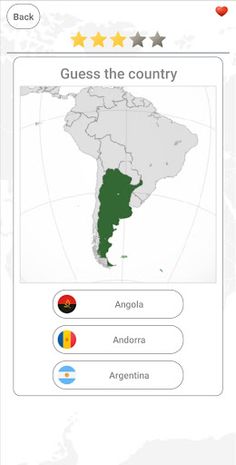 Guess country - Screenshot 2