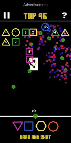 Break shapes - a ball game - Screenshot 2