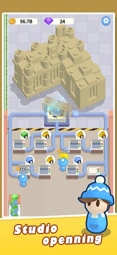 Idle Bricks Master - Screenshot 1